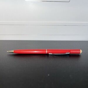 Sheaffer Vintage Matte Red chrome trim Twistable‎ Mechanical Pencil No Lead